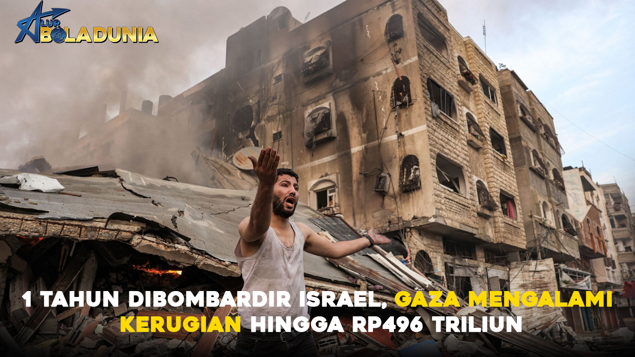 1 Tahun Dibombardir Israel, Gaza Mengalami Kerugian hingga Rp496 Triliun